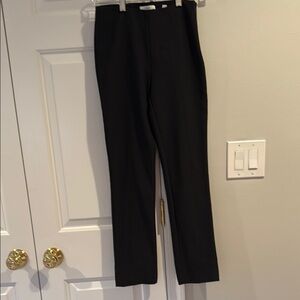 Vince Side Zip Black Stretchy Pants. Size 6.